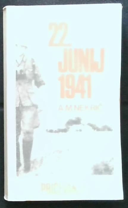 Naslovnica knjige 22.junij 1941