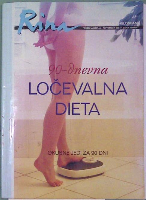 Naslovnica knjige 90 - dnevna ločevalna dieta