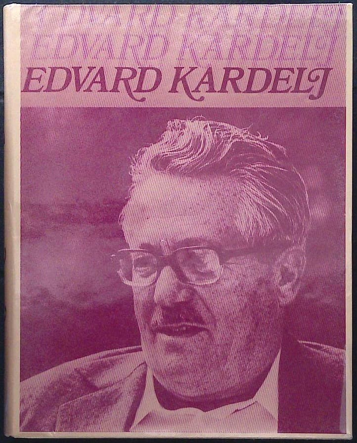 Naslovnica knjige Edvard Kardelj /skica za monografijo/