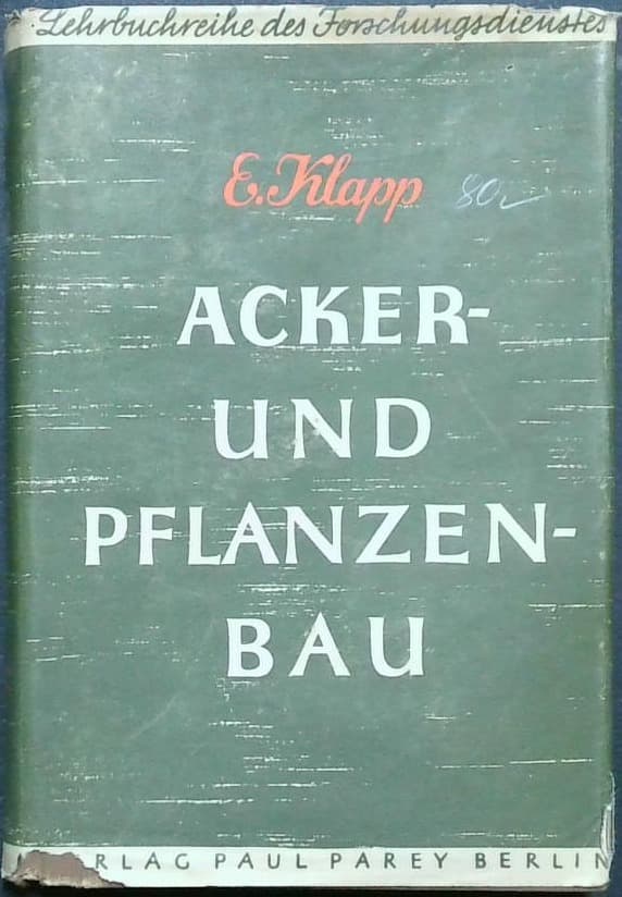 Naslovnica knjige Acker- und Pflanzenbau