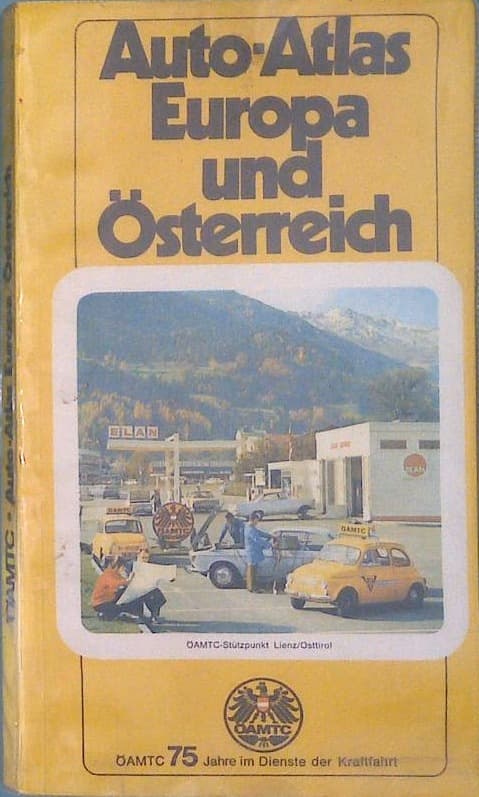 Naslovnica knjige Auto-Atlas Europa und Osterreich