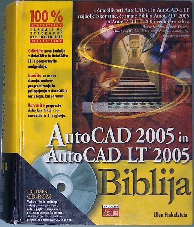 Naslovnica knjige AutoCAD 2005 in AutoCad LT 2005
