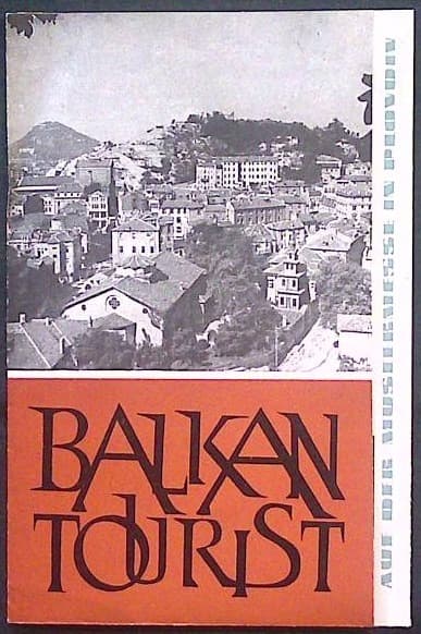 Naslovnica knjige Balkan tourist