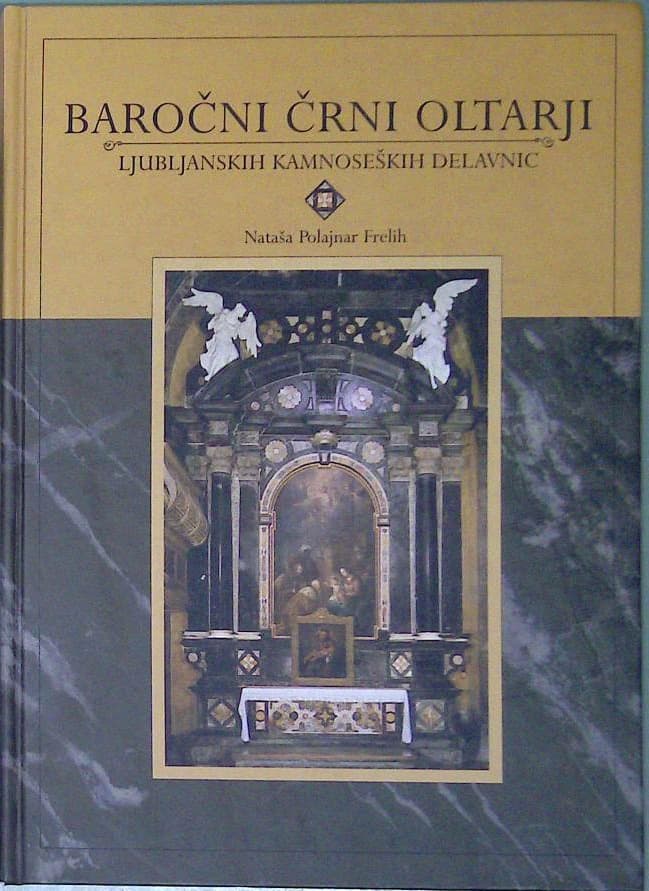 Naslovnica knjige Baročni črni oltarji