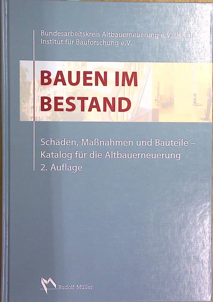 Naslovnica knjige Bauen im Bestand