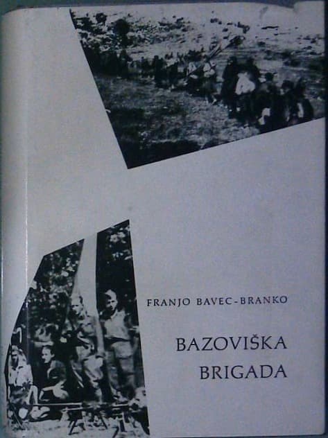 Naslovnica knjige Bazoviška brigada