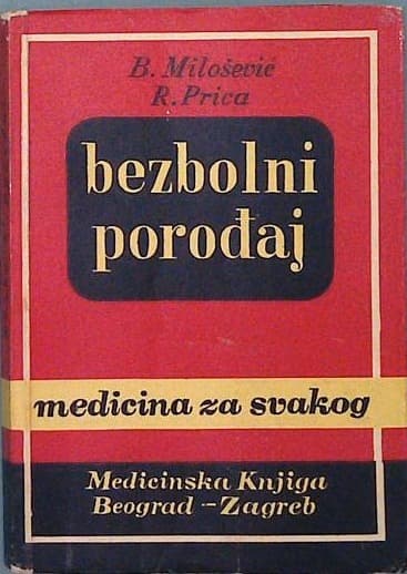 Naslovnica knjige Bezbolni porođaj