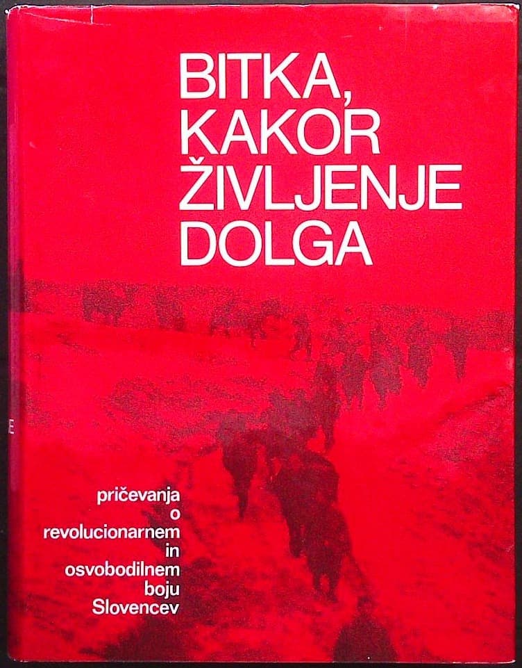 Naslovnica knjige Bitka, kakor življenje dolga