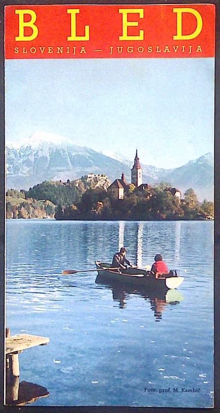 Naslovnica knjige Bled Slovenija - Jugoslavija