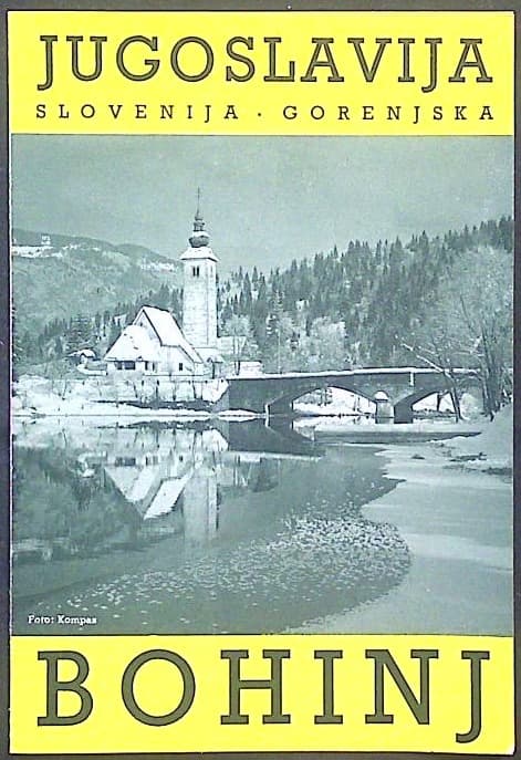 Naslovnica knjige Bohinj - Jugoslavija