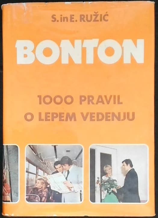 Naslovnica knjige Bonton