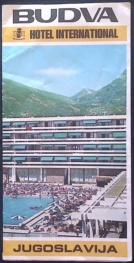 Naslovnica knjige Budva - hotel International