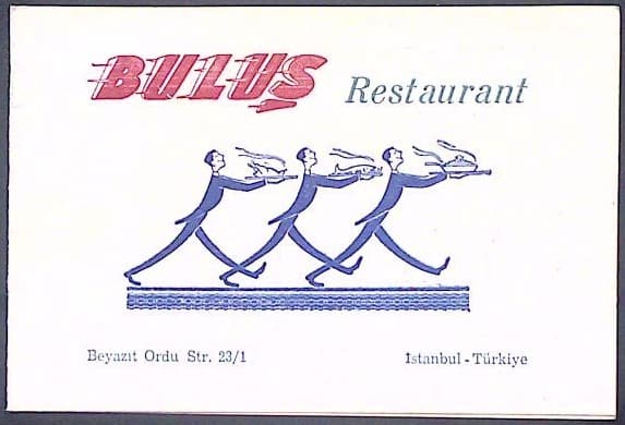 Naslovnica knjige Bulus Restaurant (Istanbul - Turkiye)