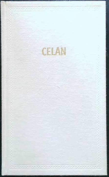 Naslovnica knjige Celan