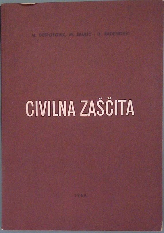 Naslovnica knjige Civilna zaščita