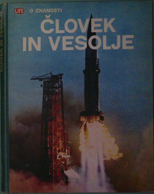 Naslovnica knjige Človek in vesolje