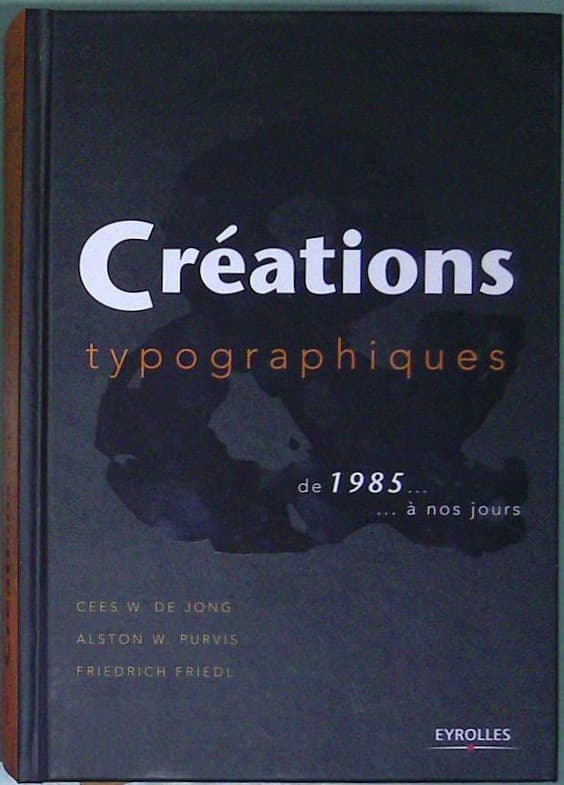 Naslovnica knjige Creations typographiques