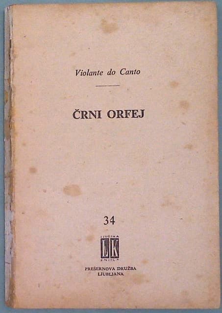 Naslovnica knjige Črni orfej