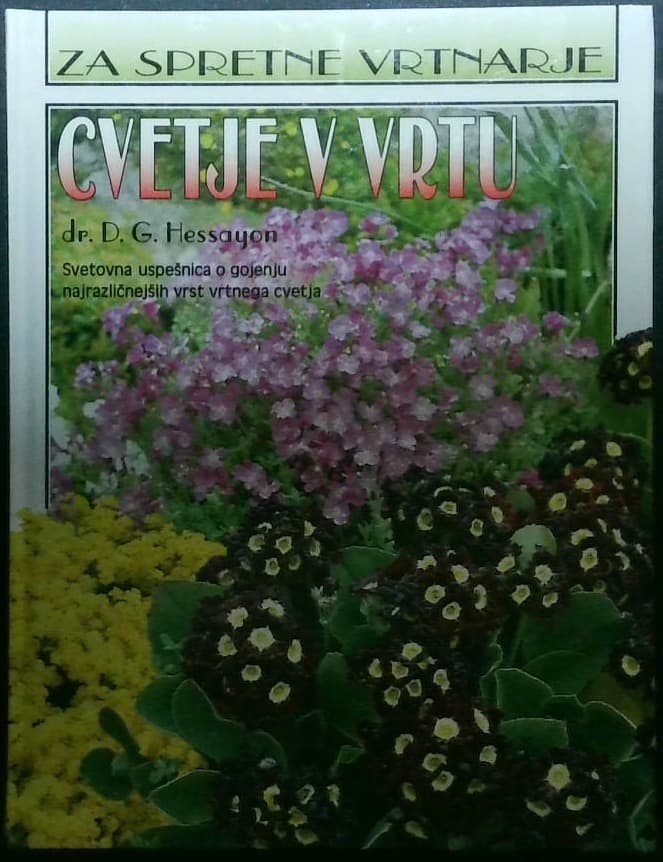 Naslovnica knjige Cvetje v vrtu