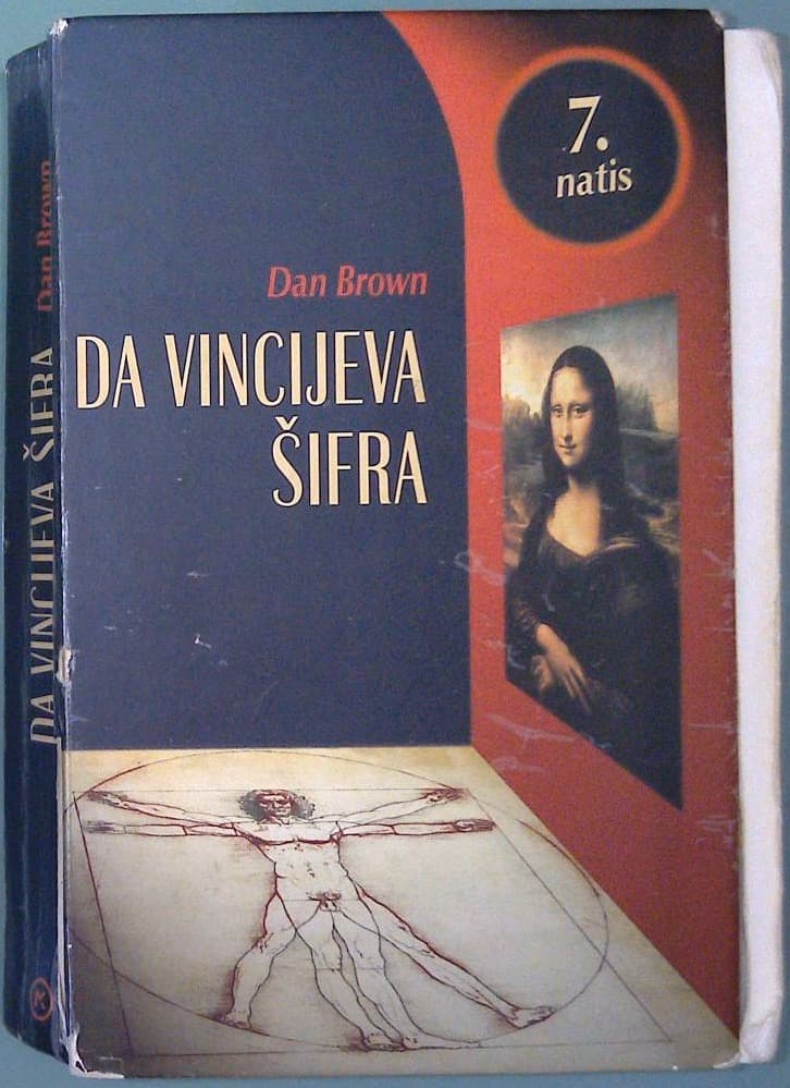 Naslovnica knjige Da vincijeva šifra