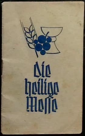 Naslovnica knjige Die heilige Messe