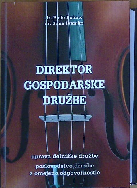 Naslovnica knjige Direktor gospodarske družbe