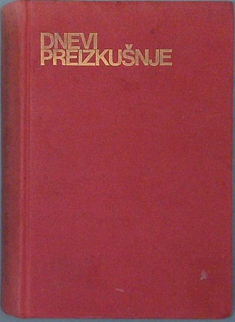 Naslovnica knjige Dnevi preizkušnje