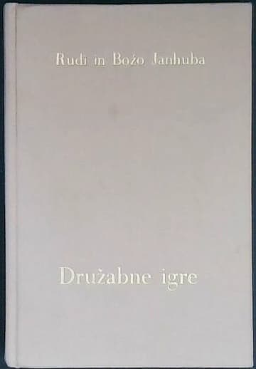 Naslovnica knjige Družabne igre