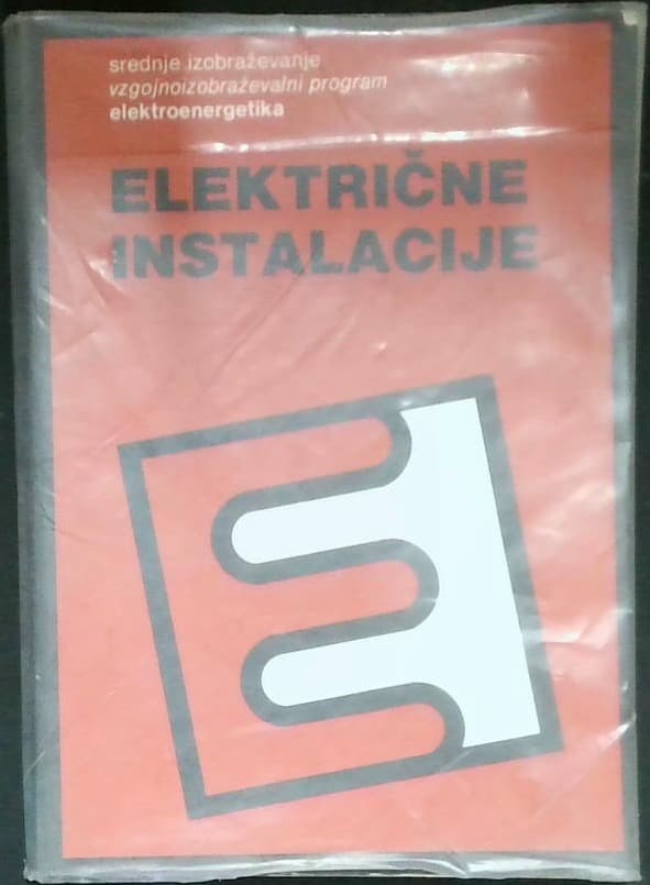 Naslovnica knjige Električne instalacije