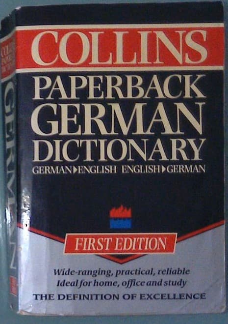 Naslovnica knjige German dictionary