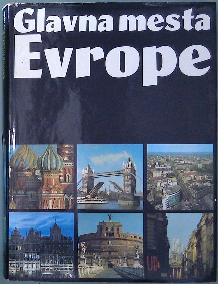 Naslovnica knjige Glavna mesta Evrope
