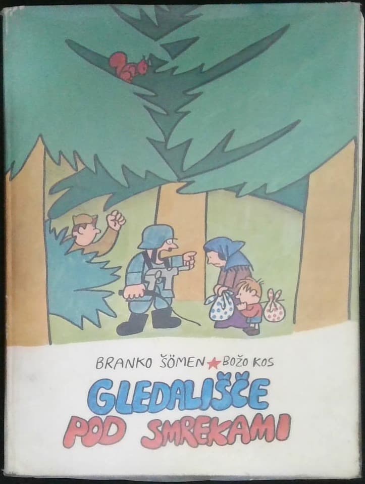 Naslovnica knjige Gledališče pod smrekami