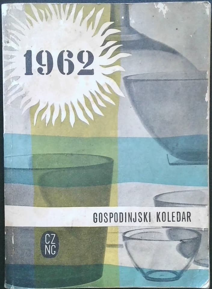 Naslovnica knjige Gospodinjski koledar 1962