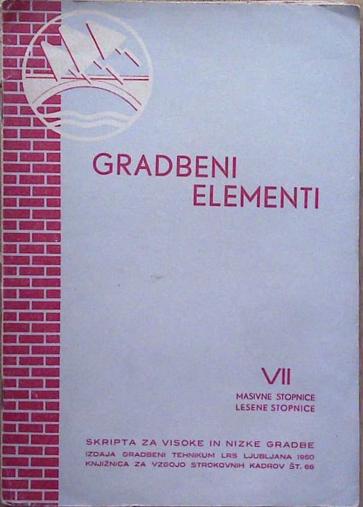 Naslovnica knjige Gradbeni elementi VII.