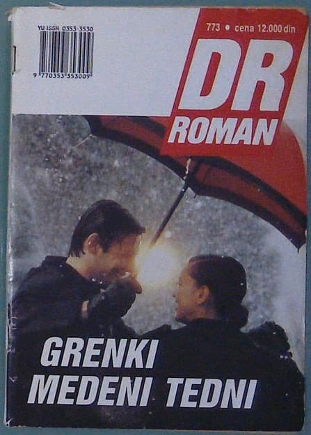 Naslovnica knjige Grenki medeni tedni