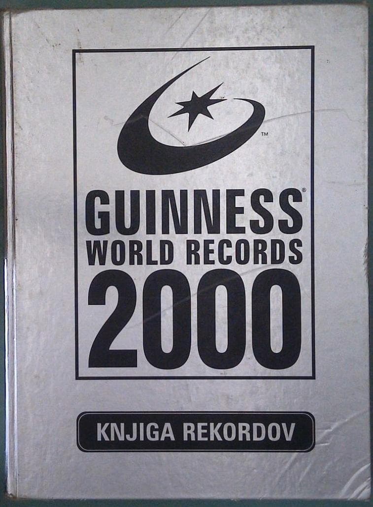 Naslovnica knjige Guinness world records 2000