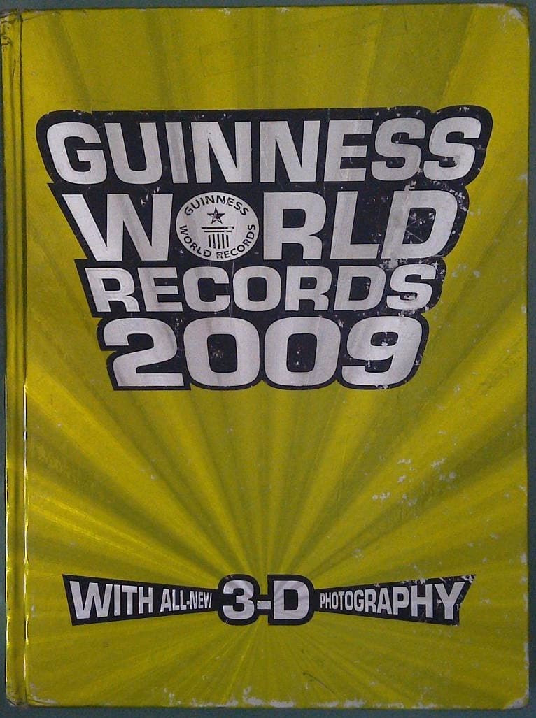 Naslovnica knjige Guinness world records 2009