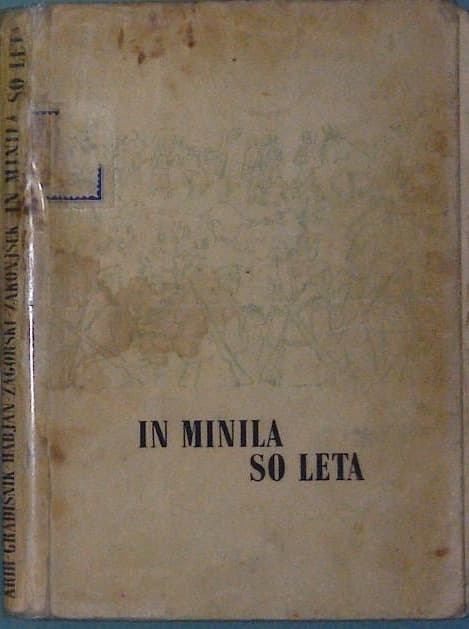 Naslovnica knjige In minila so leta