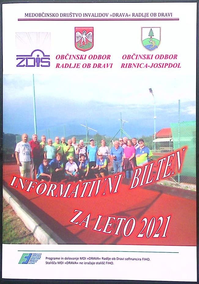 Naslovnica knjige Informativni bilten za leto 2021