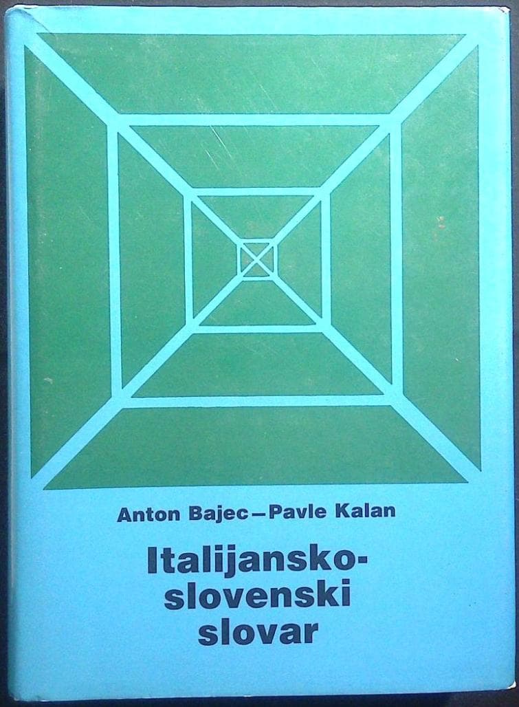 Naslovnica knjige Italijansko - slovenski slovar