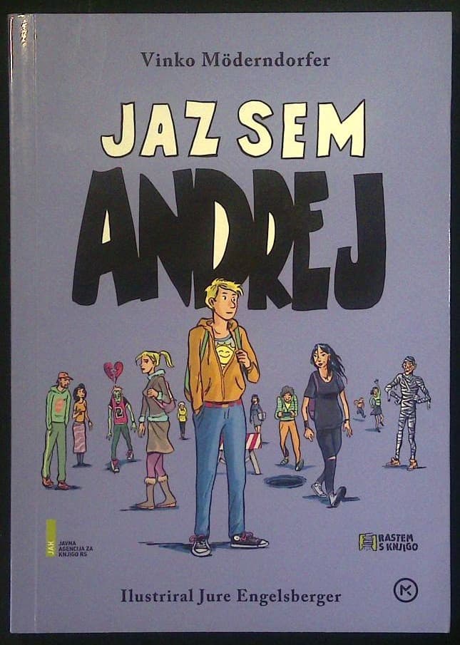 Naslovnica knjige Jaz sem Andrej