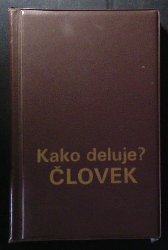 Naslovnica knjige Kako deluje?  Človek