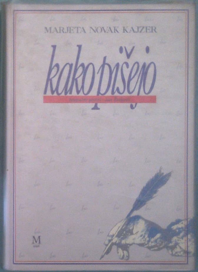 Naslovnica knjige Kako pišejo