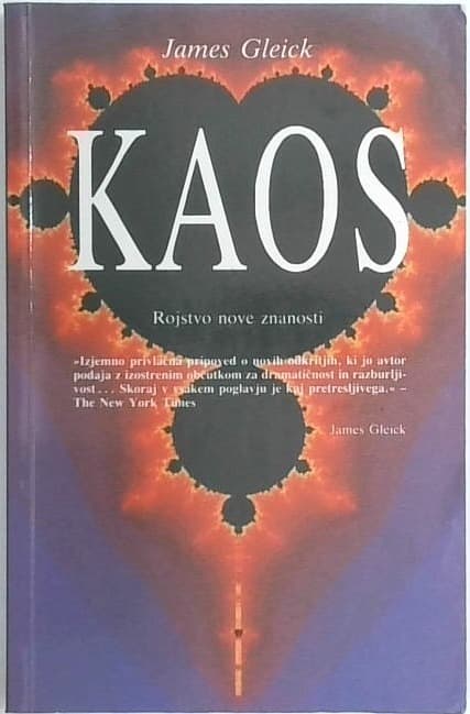 Naslovnica knjige Kaos : rojstvo nove znanosti