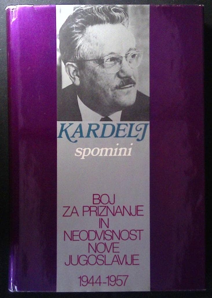 Naslovnica knjige Kardelj - spomini
