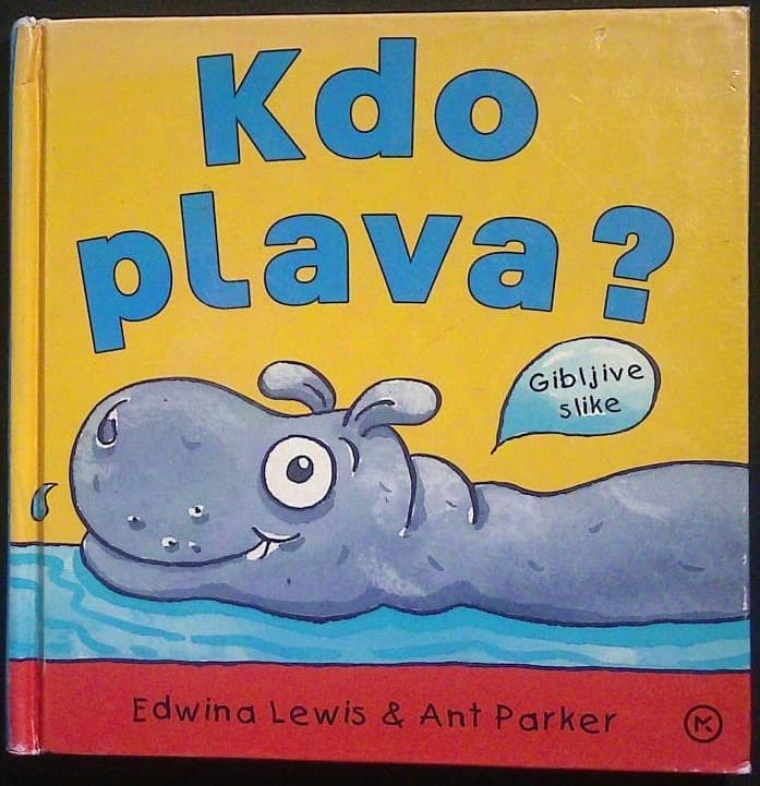 Naslovnica knjige Kdo plava (gibljive slike)
