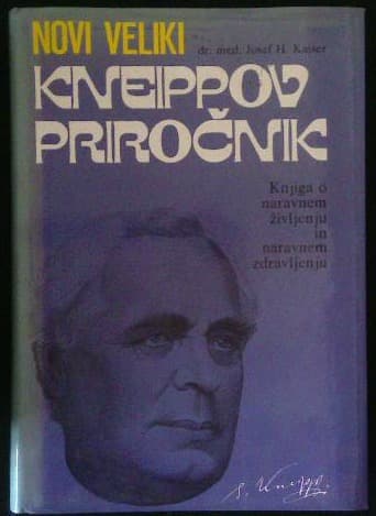 Naslovnica knjige Kneippov priričnik (Novi veliki)