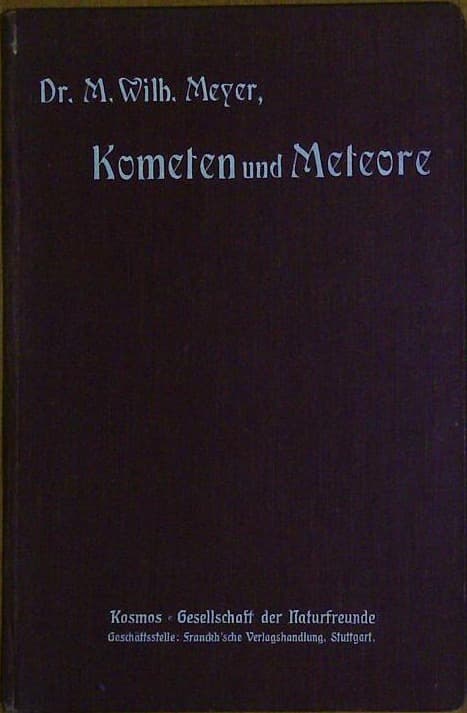 Naslovnica knjige Kometen und Meteore