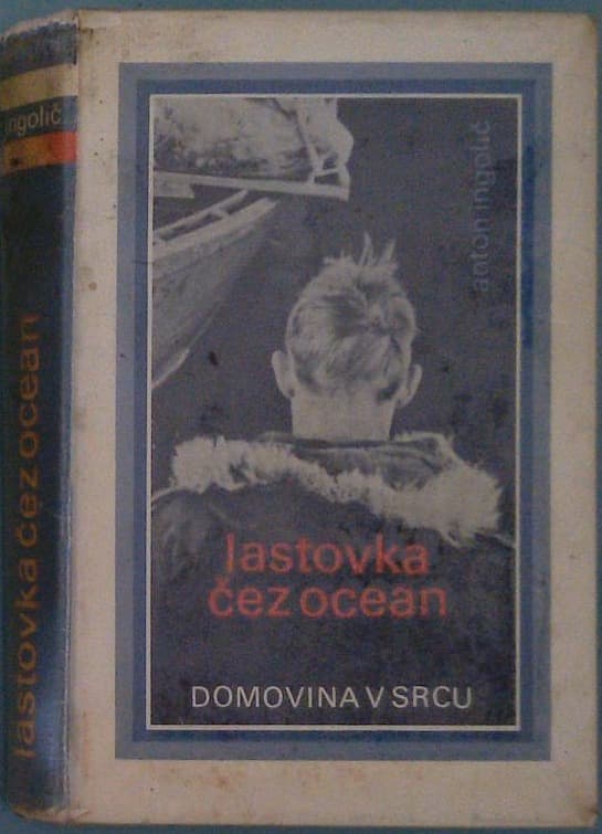 Naslovnica knjige Lastovka čez ocean