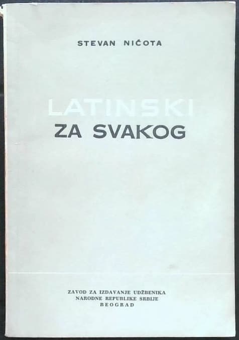 Naslovnica knjige Latinski za svakog